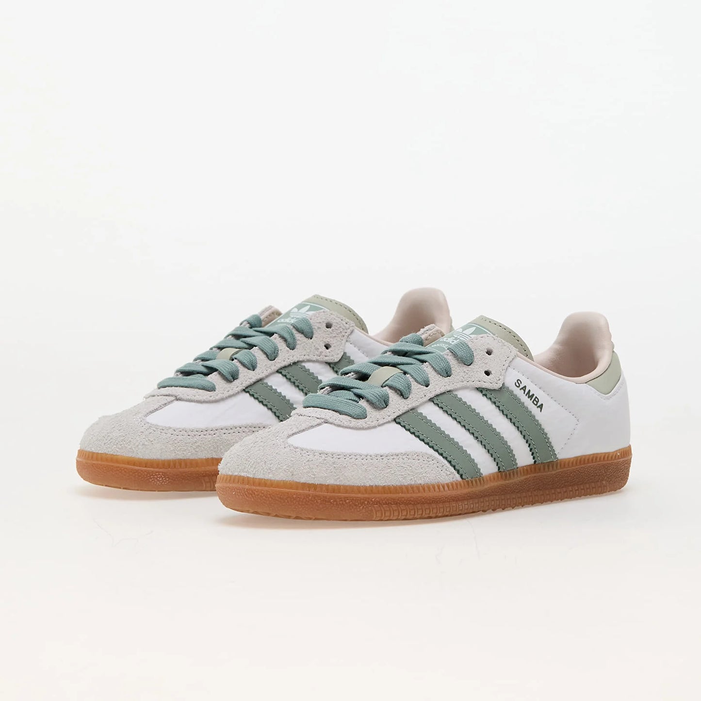 Adidas Samba OG Silver Green Putty Mauve