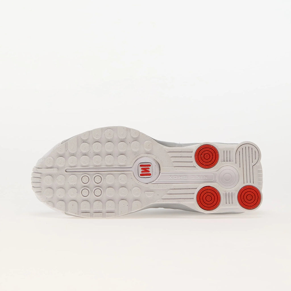Nike Shox R4 White Metallic Silver
