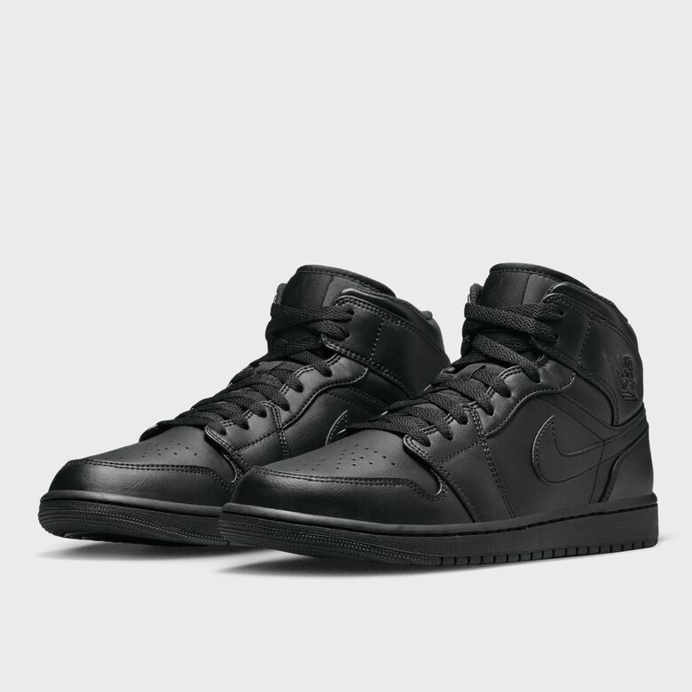 Air Jordan 1 Mid Triple Black