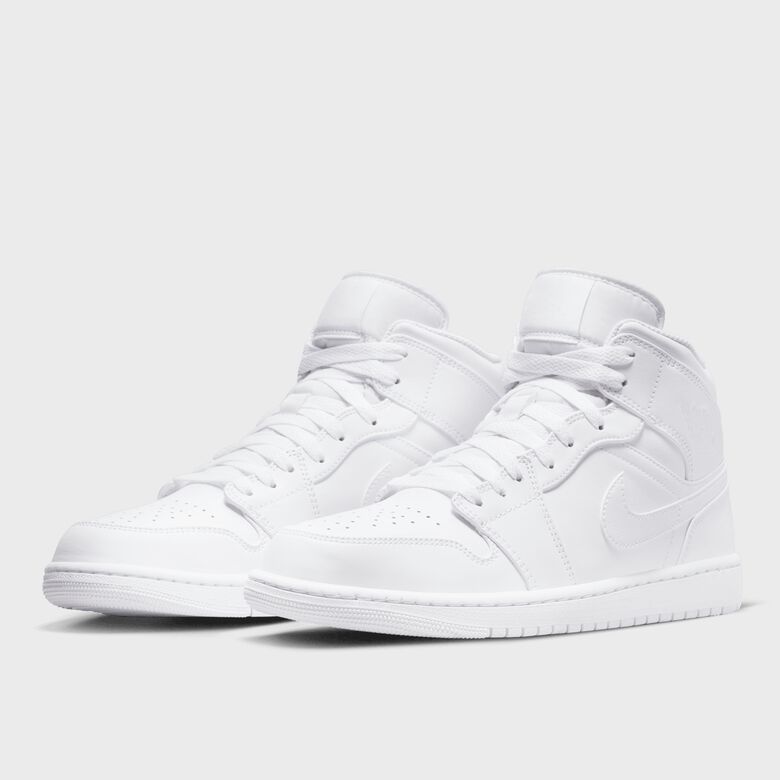 Air Jordan 1 Mid Triple White