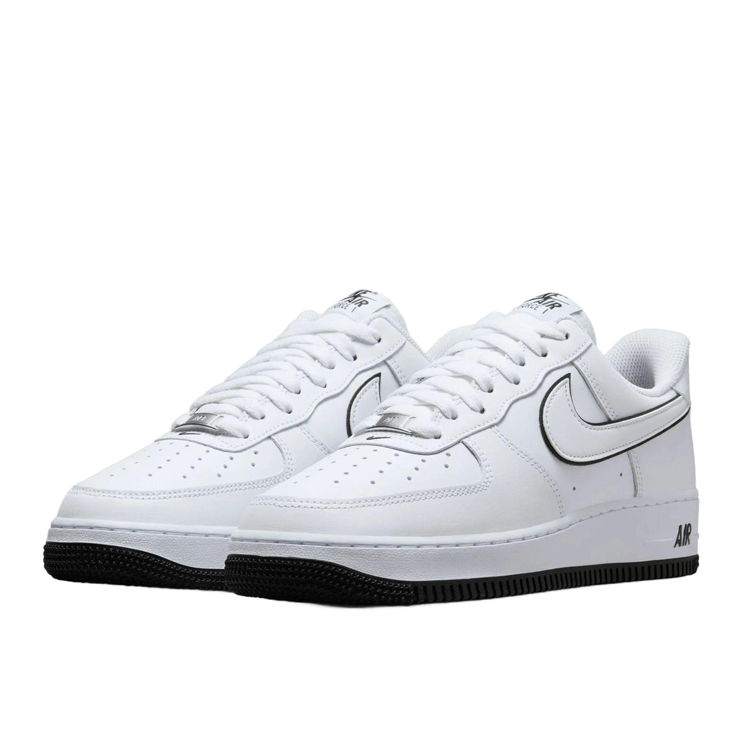 Nike Air Force 1 '07 White Black Outline Swoosh