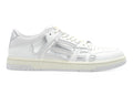 AMIRI Skel Top Low White Silver