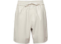 Shorts en cuir vegan AMIRI beiges