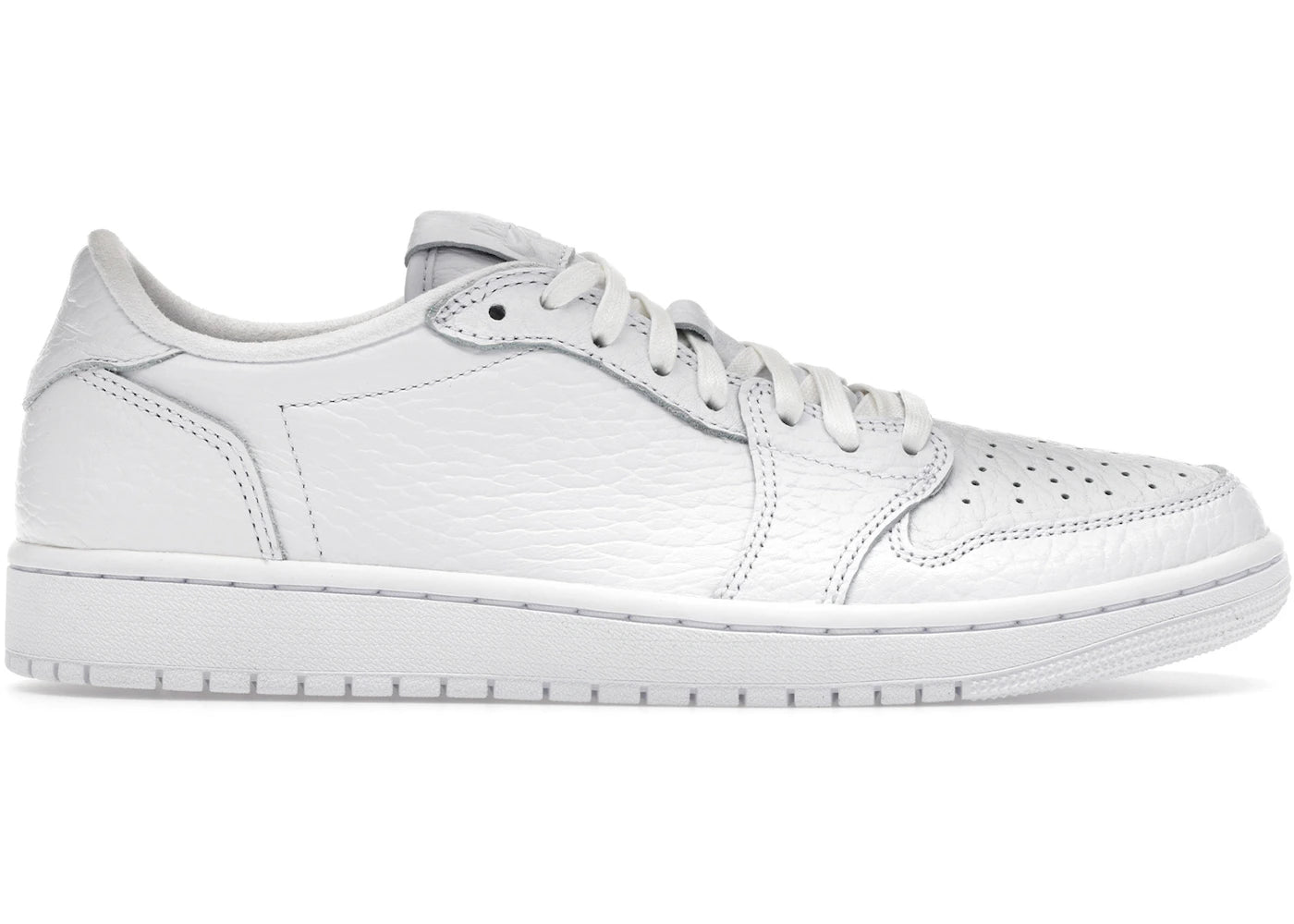 Jordan 1 Retro Low Swooshless Triple White