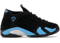 Jordan 14 Rétro Noir Université Bleu