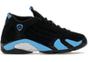Jordan 14 Rétro Noir Université Bleu