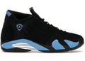 Jordan 14 Retro Schwarz Universitätsblau
