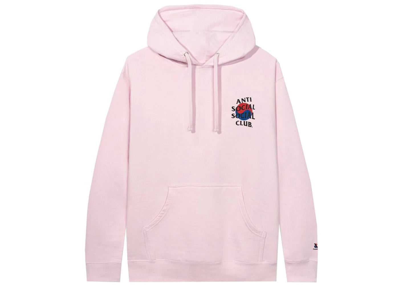 Anti Social Social Club x Case Study Flag Hoodie Pink