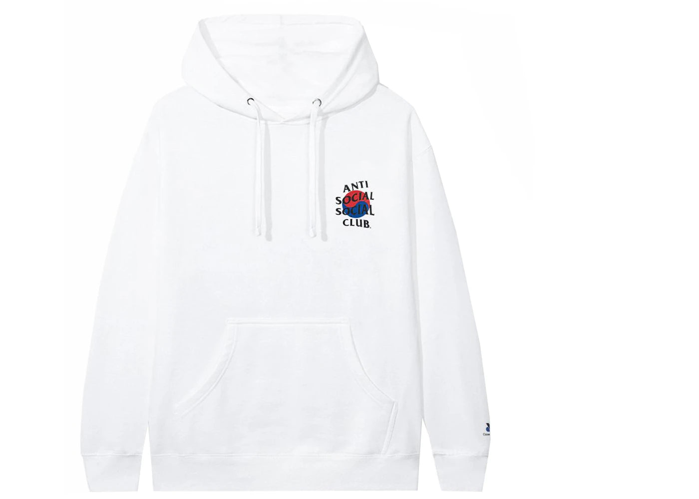 Anti Social Social Club x Case Study Flag Hoodie White