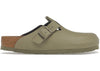 Birkenstock Boston Vegan Birkibuc Khaki