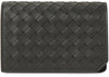Bottega Veneta Intrecciato Kartenetui Khaki Grau