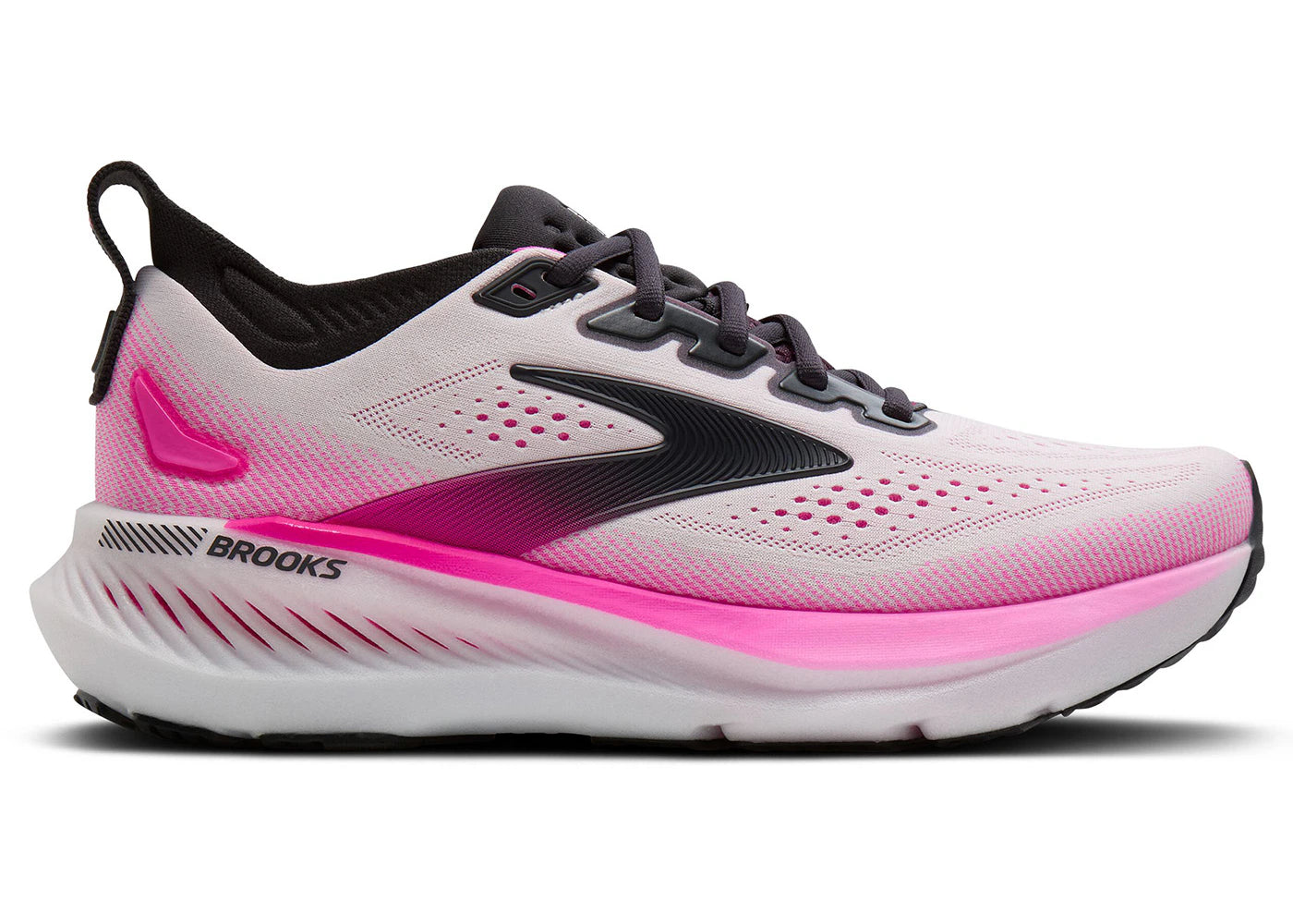 Brooks Glycerin GTS 23 White Phantom Cyber Pink