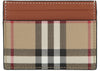 Burberry Kartenetui mit Karomuster, Archivbeige
