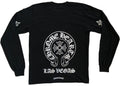 Chrome Hearts Las Vegas Exklusives Langarm-T-Shirt Schwarz