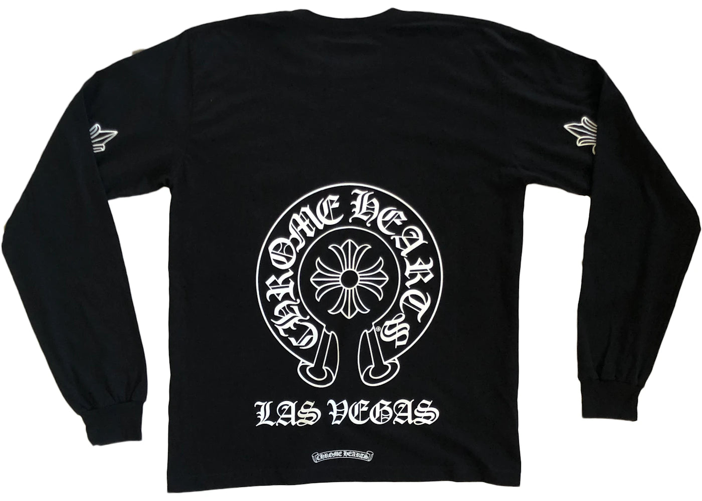 Chrome Hearts Las Vegas Exklusives Langarm-T-Shirt Schwarz