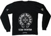 Chrome Hearts Las Vegas Exklusives Langarm-T-Shirt Schwarz