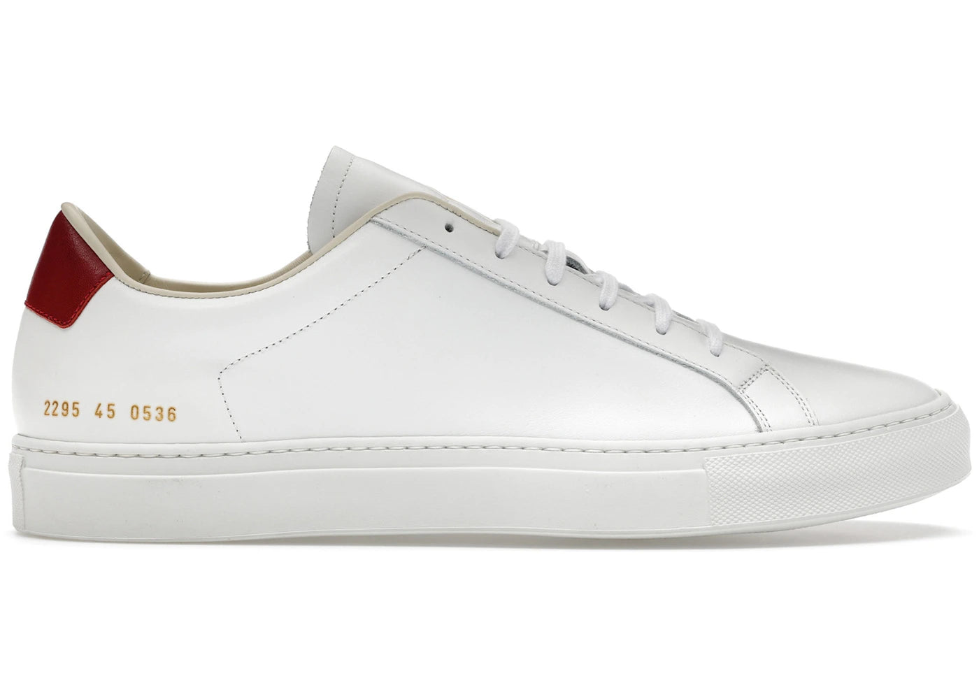 Common Projects Achilles Retro Weiß Rot