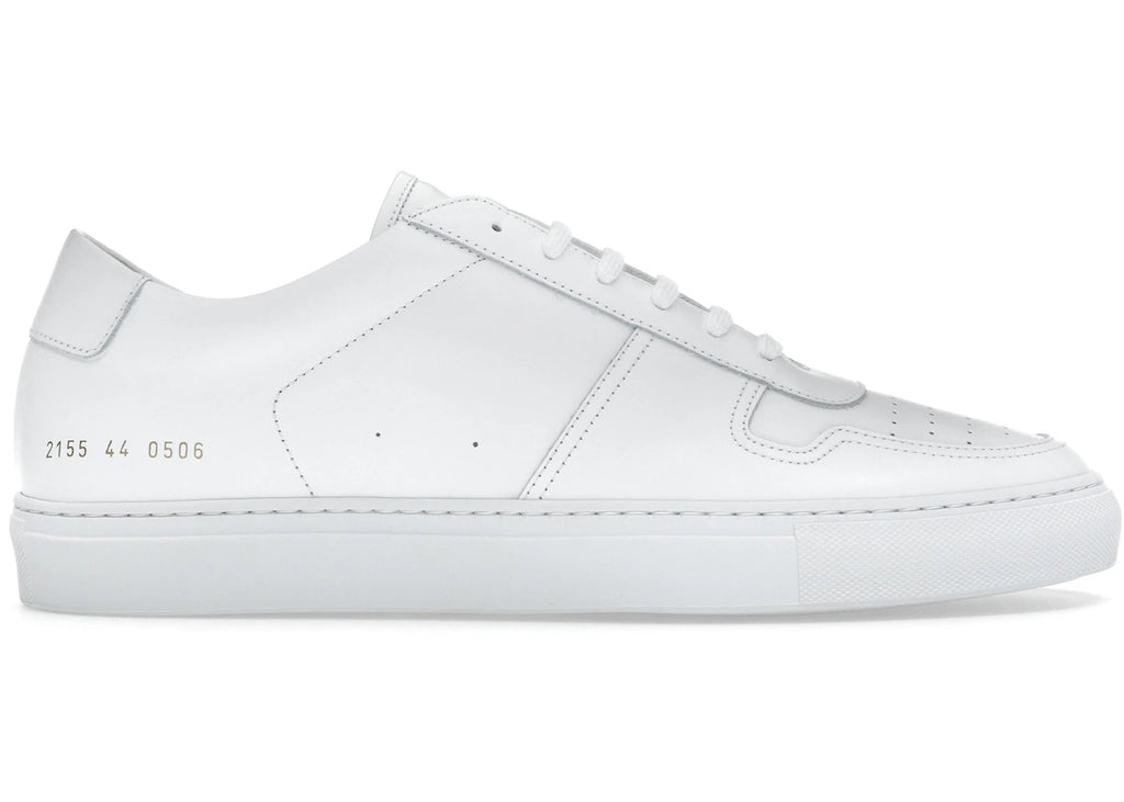 Common Projects BBall Low Leather White
