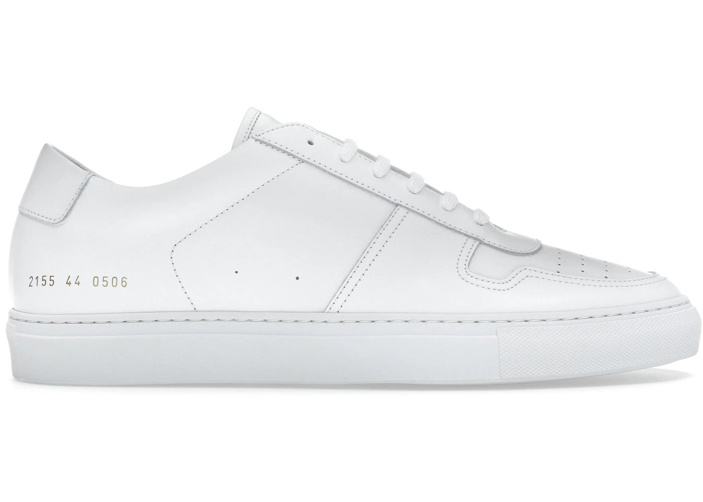 Common Projects BBall Low Leather White