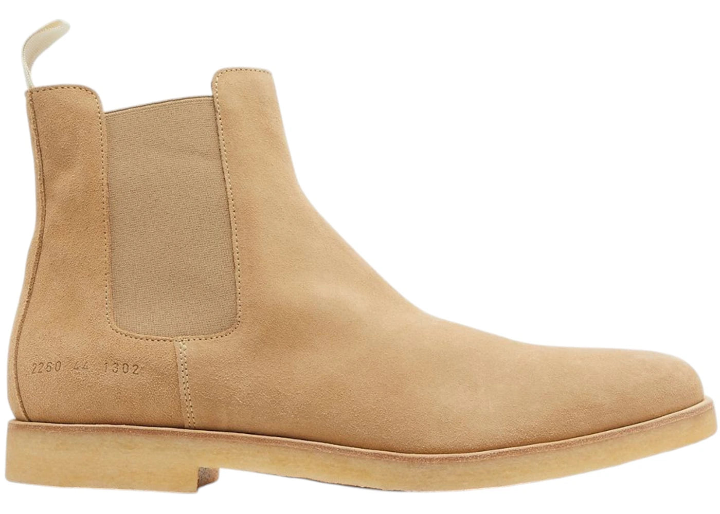Common Projects Chelsea Boots aus Wildleder, hellbraun