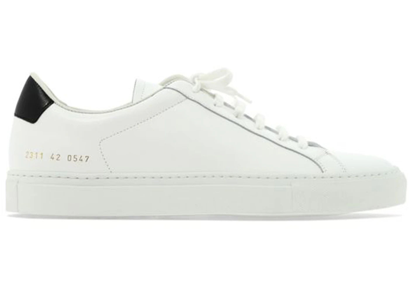 Common Projects Retro Low Black White White