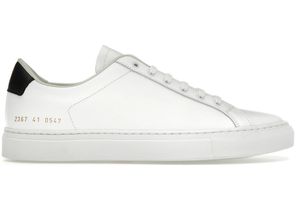Common Projects Retro Low White Black