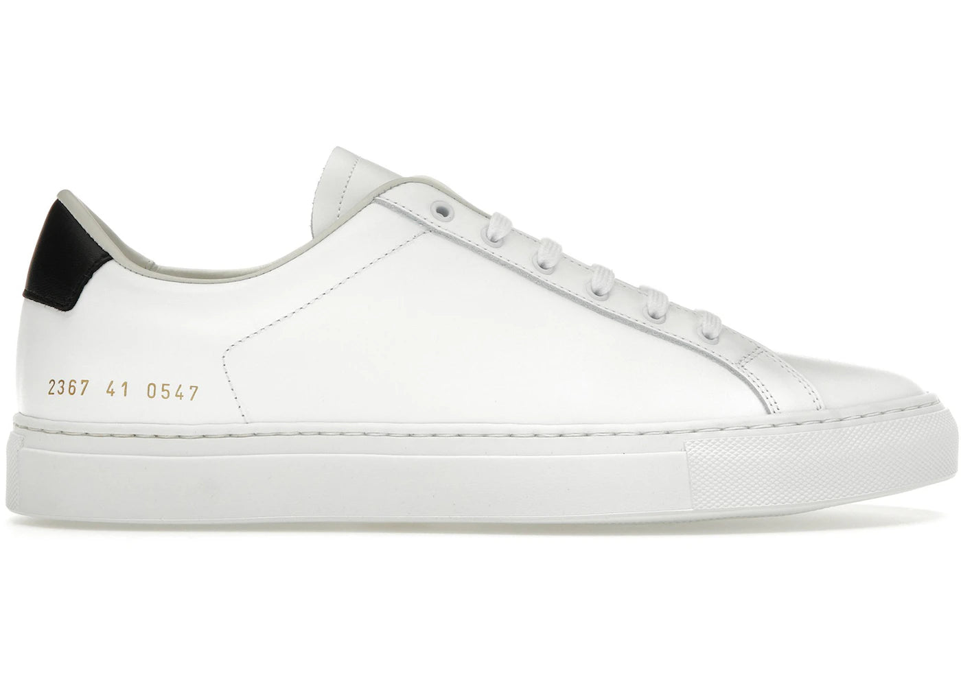 Common Projects Retro Low White Black