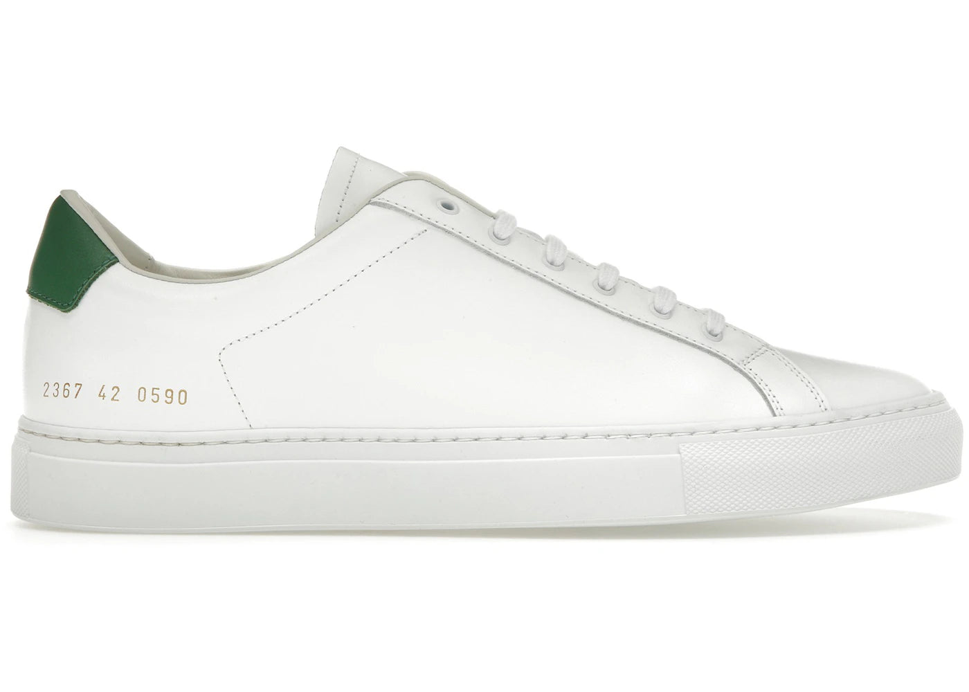 Common Projects Retro Low White Green