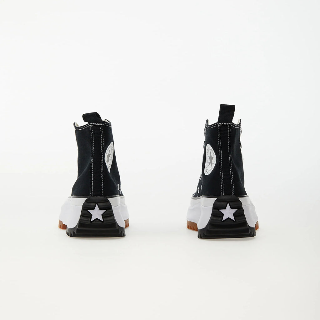 Converse Run Star Hike Hi Noir Blanc Gomme