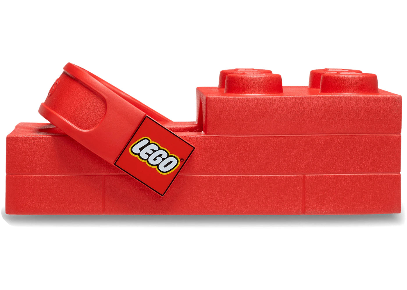 Sabot en briques Crocs LEGO Rouge