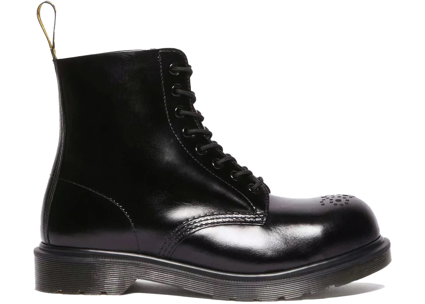 Dr. Martens 1460 Anilinleder-Sicherheitsstiefel mit Stahlkappe, Schwarz