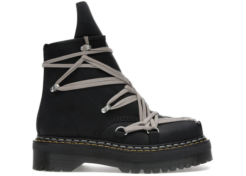 Bottes 1460 DRKSHDW Quad Sole Mega Lace de Dr. Martens Rick Owens noires