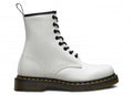 Dr. Martens 1460 Schnürstiefel aus Glattleder, Weiß