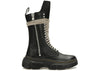 Dr. Martens 1918 DMXL Wadenhoher Reißverschlussstiefel Rick Owens Schwarz