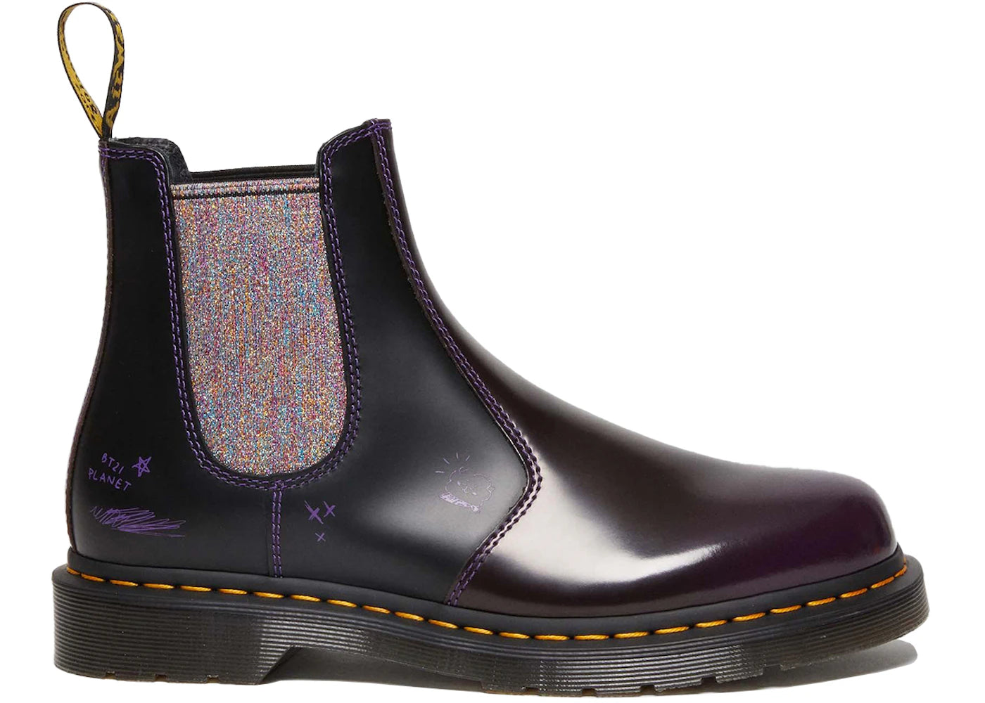Dr. Martens 2976 Chelsea Boots BT21 Purple Black