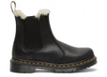 Dr. Martens 2976 Leonore Wyoming Chelsea-Boot mit Kunstfellfutter, Schwarz
