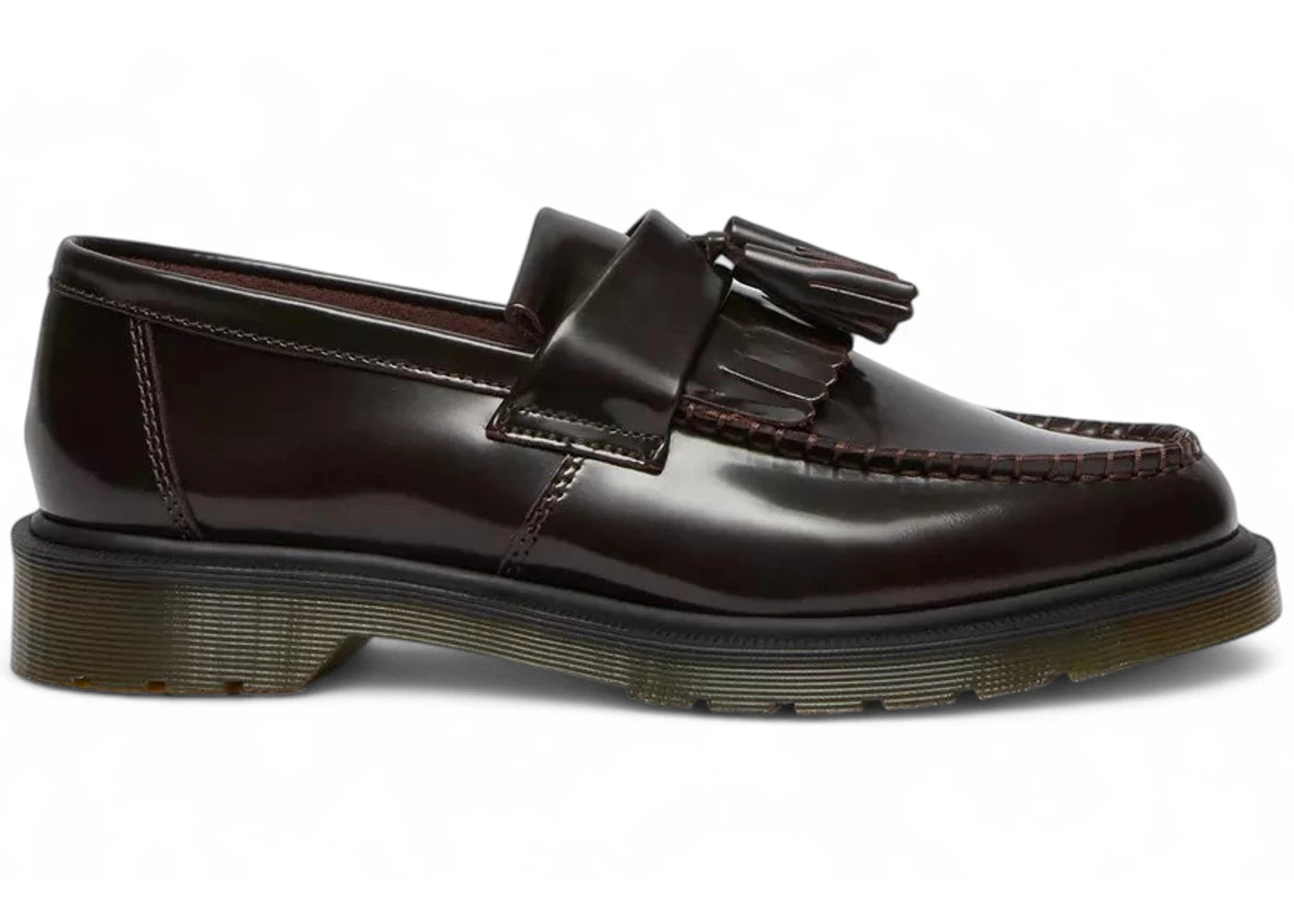 Dr. Martens Adrian Arcadia Mocassins à pampilles en cuir Cerise