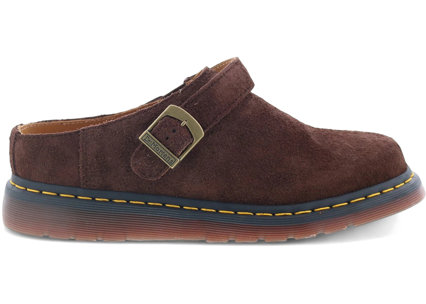 Dr. Martens Isham Desert Oasis Wildleder-Mules, dunkelbraun