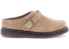Mules Dr. Martens Isham en daim Desert Oasis couleur sable/havane