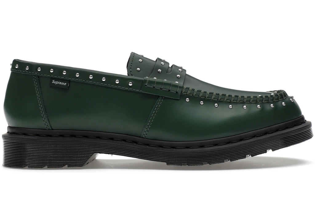 Dr. Martens Penton Loafer mit Nieten, Supreme Grün