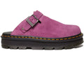 Mules compensées Dr. Martens Zebzag en daim violet sourd