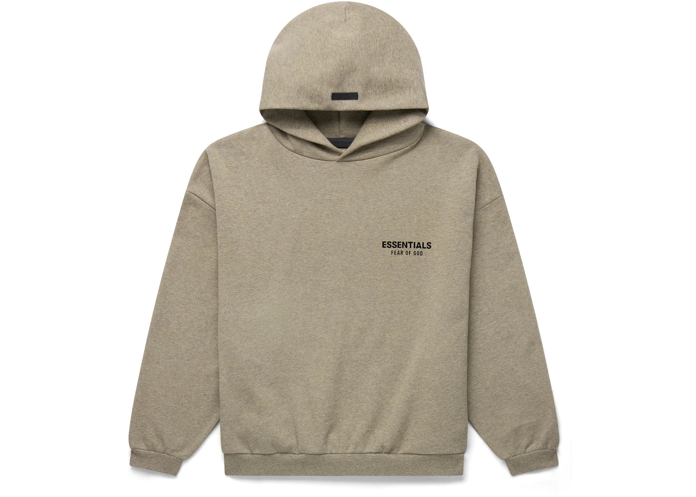 Fear of God Essentials Fleece-Hoodie, meliertes Grau