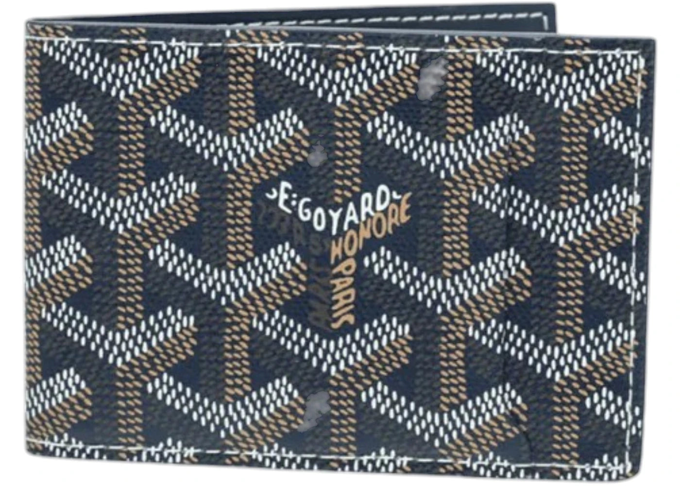Goyard Victorie Einsteckkartenhalter Marineblau