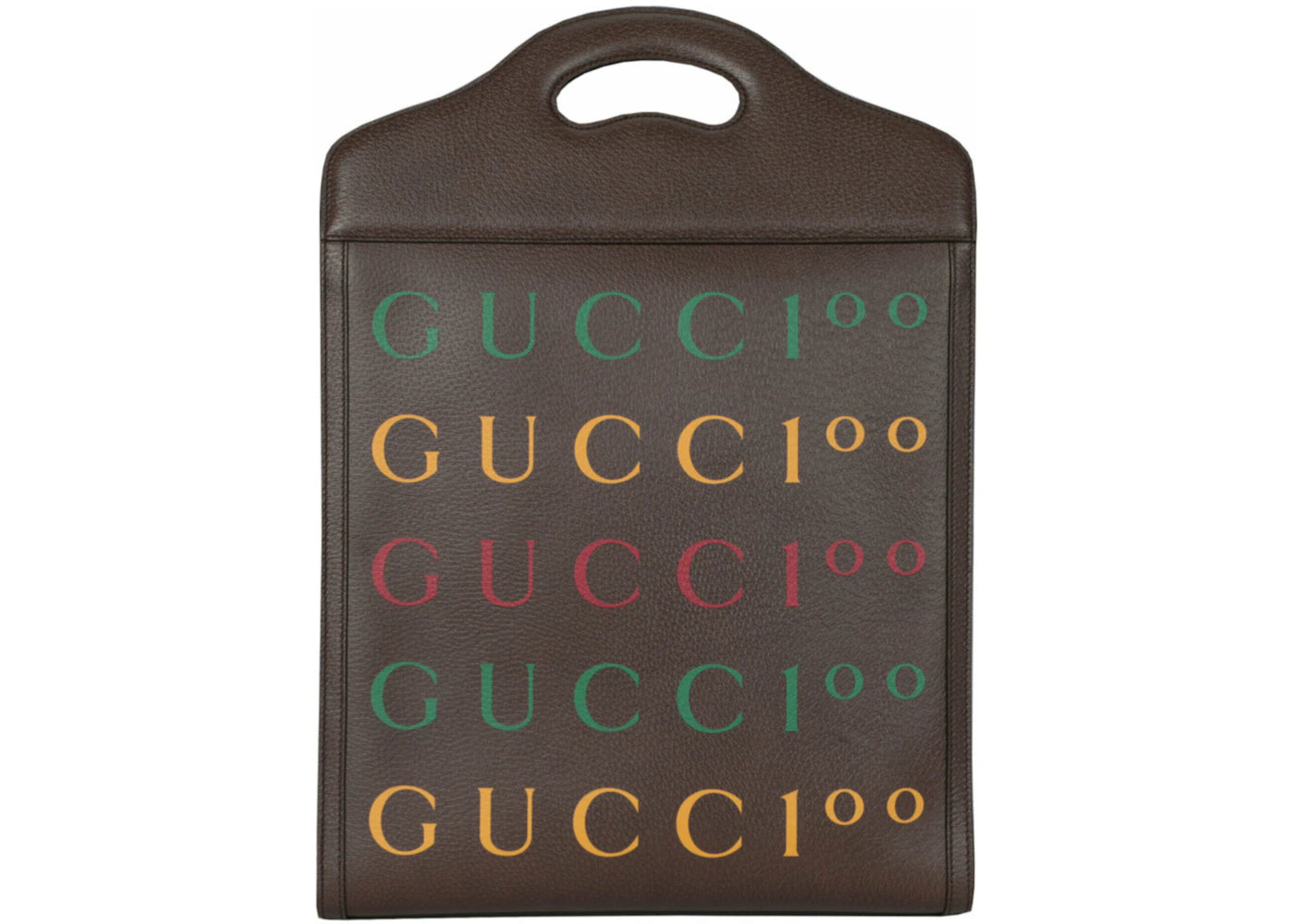 Gucci Aria Tote Tote zum 100-jährigen Jubiläum mit Print, Braun