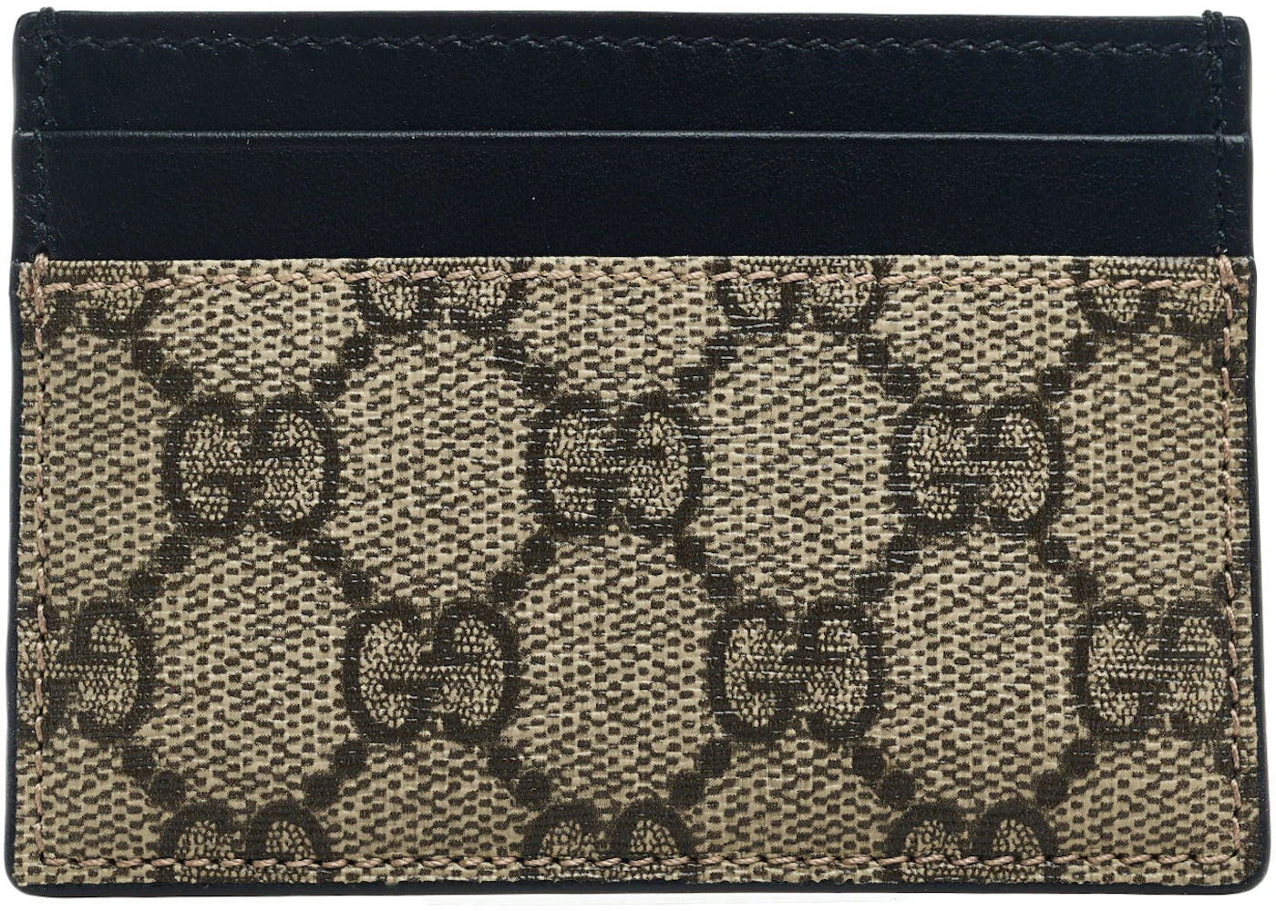 Gucci Étui pour cartes Supreme Beige/Noir