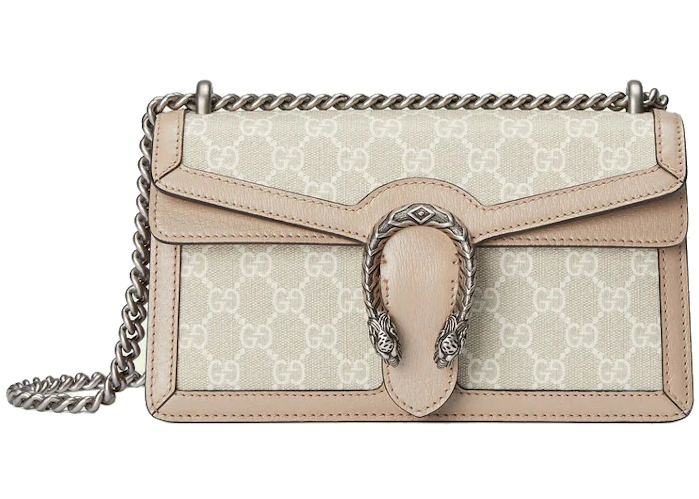 Gucci Dionysus Kleine GG Tasche Beige/Weiß