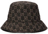 Schwarzer Gucci GG Denim-Bucket-Hat