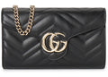 Gucci GG Marmont Chain Shoulder Bag Black