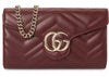Gucci GG Marmont Chain Shoulder Bag Red