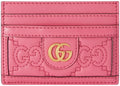 Gucci GG Matelasse Card Case Pink